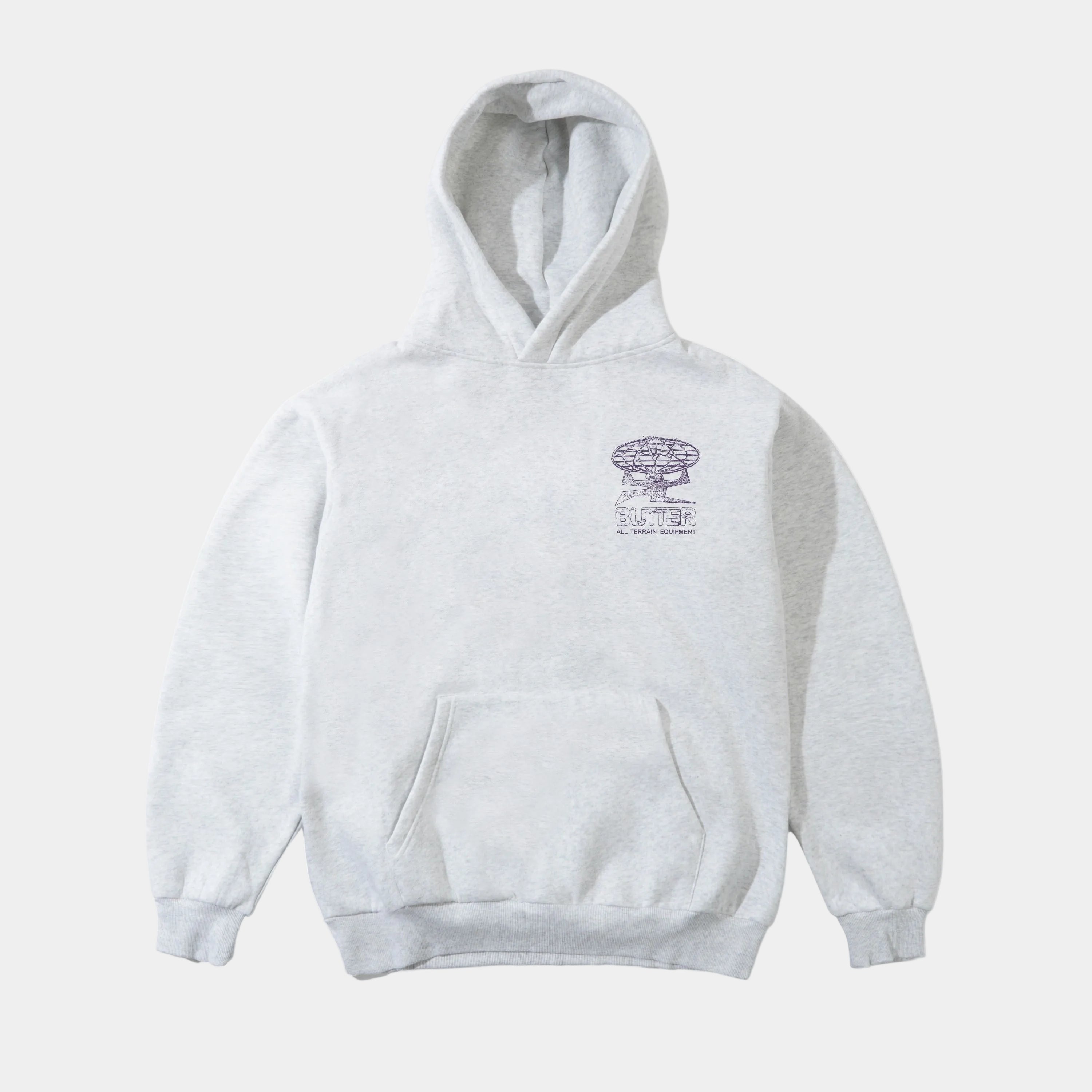 Butter Terrain Pullover Hood Ash