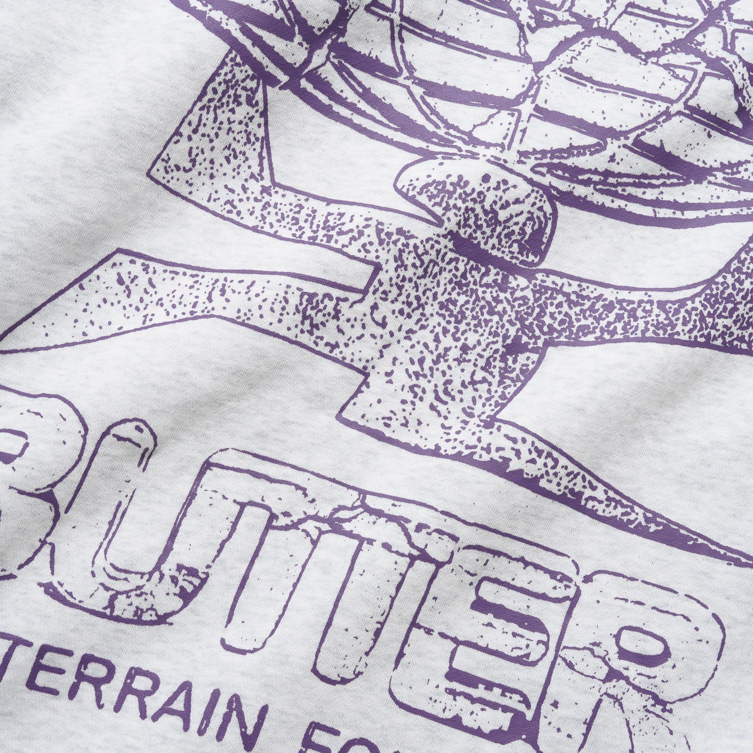Butter Terrain Pullover Hood Ash