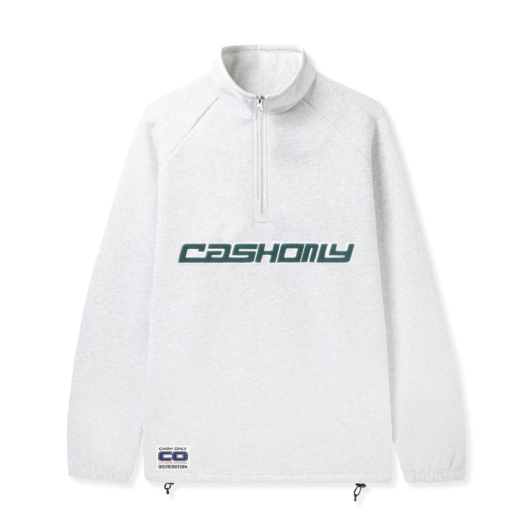 Cash Only Track 1/4 Zip Pullover Ash