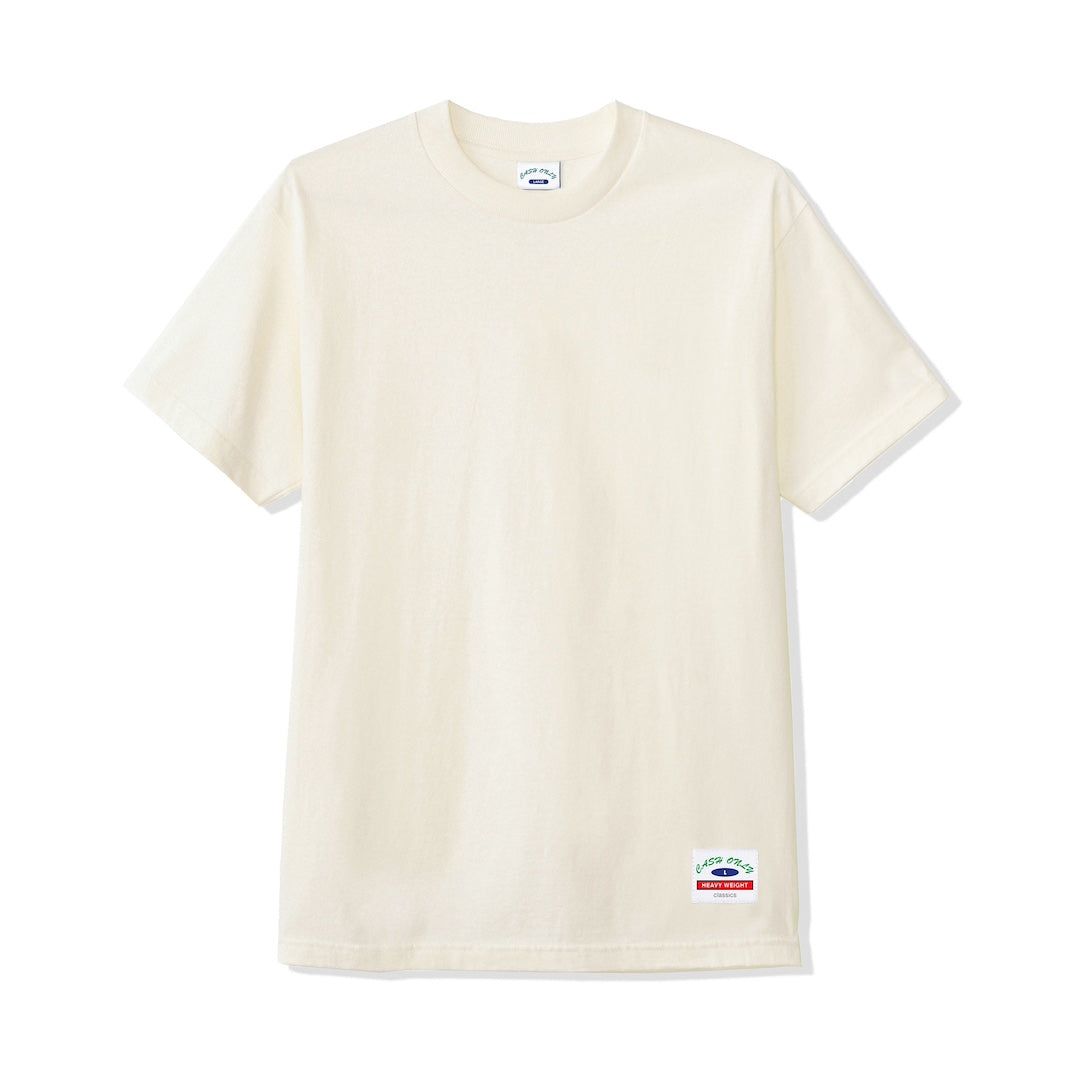 Cash Only Ultra Heavy Weight Basic Tee Cream