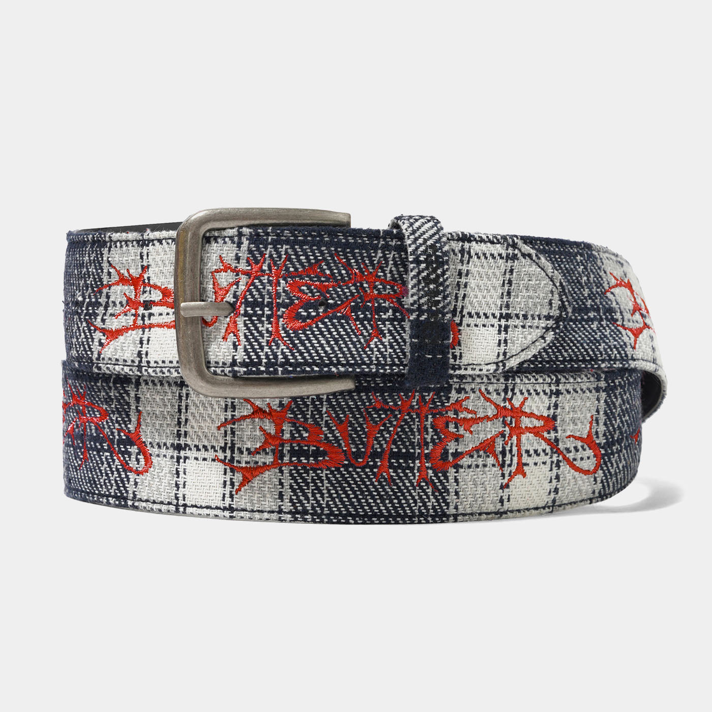 Butter Scrawling Belt Plaid