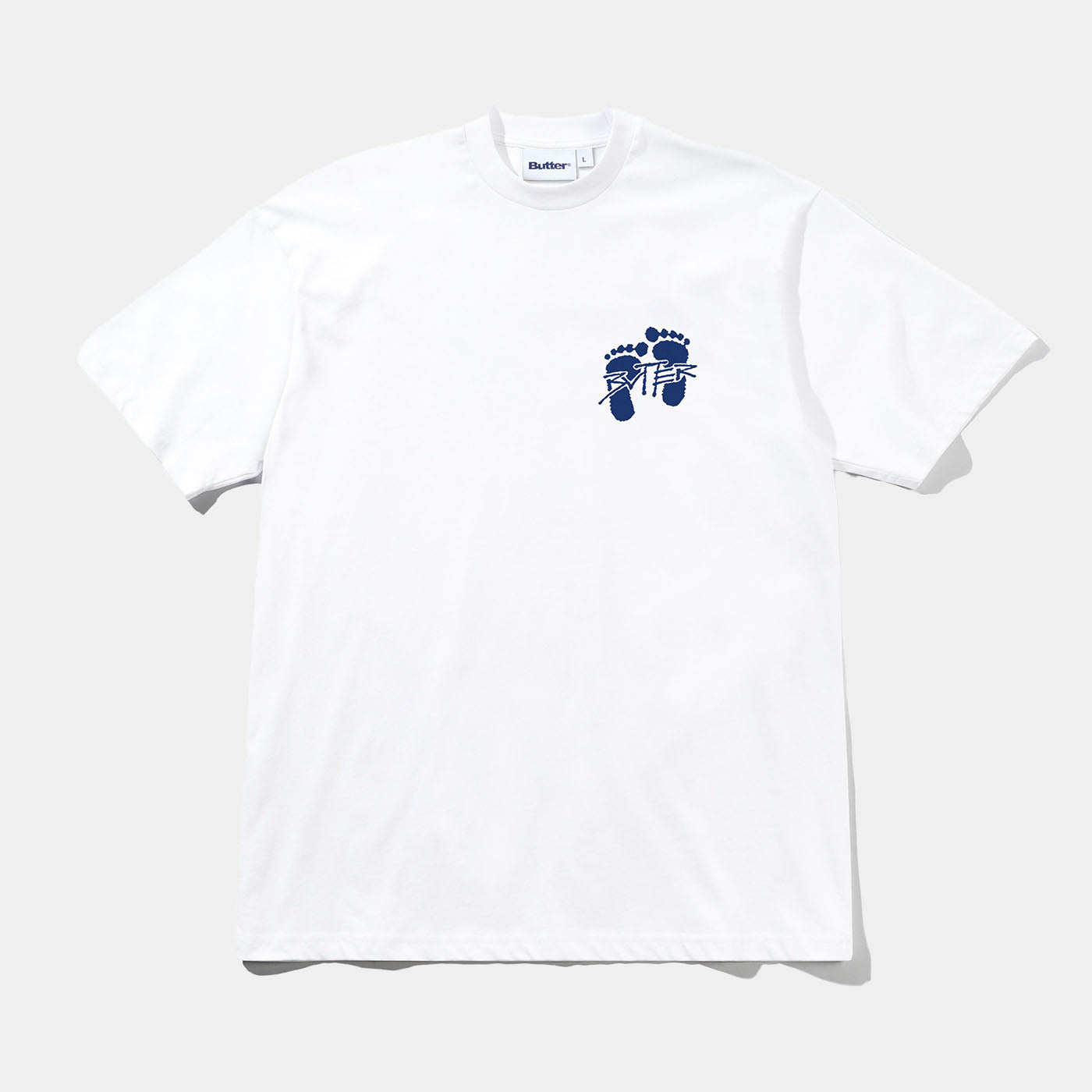Butter Footprints Tee White