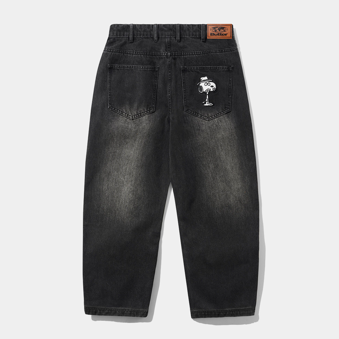 Butter x Peanuts Spike Denim Jeans Faded Black