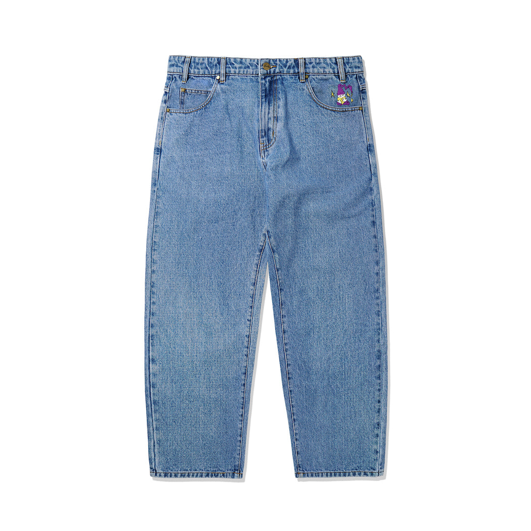 Butter Goods Wizard Denim Pants Washed Indigo
