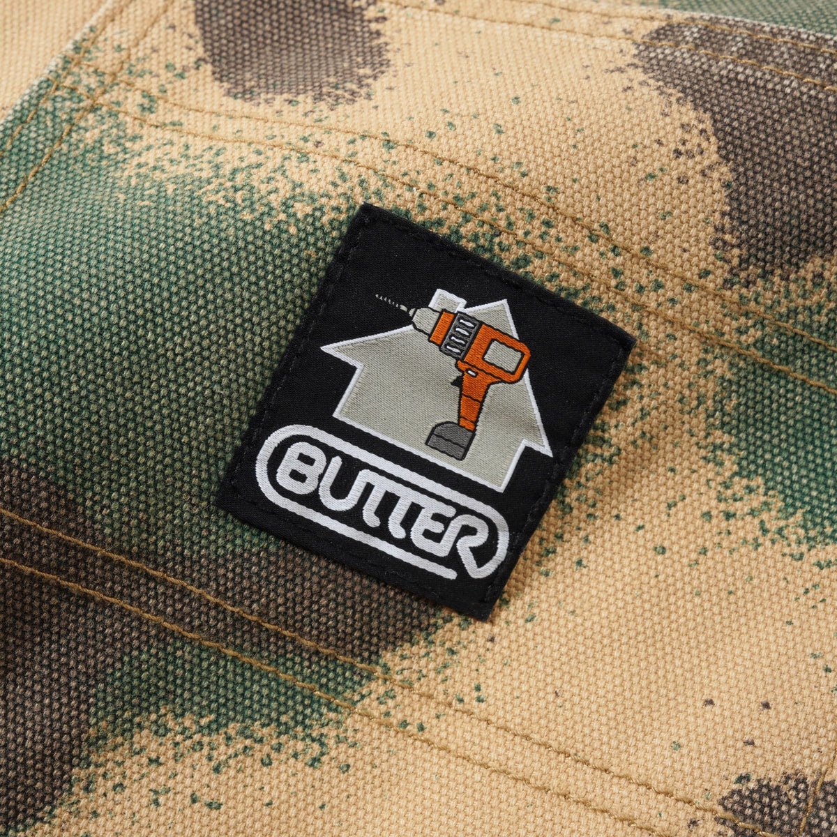 Butter Work Shorts Spray Camo