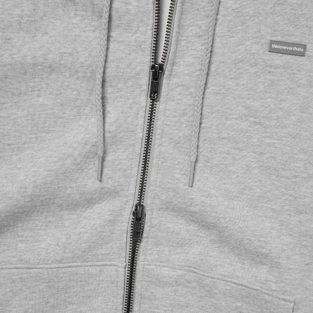 thisisneverthat T.N.T Classic HDP Zip Up Sweat Heather Grey