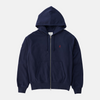 Gramicci One Point Zip Hooded Sweatshirt Dark Navy