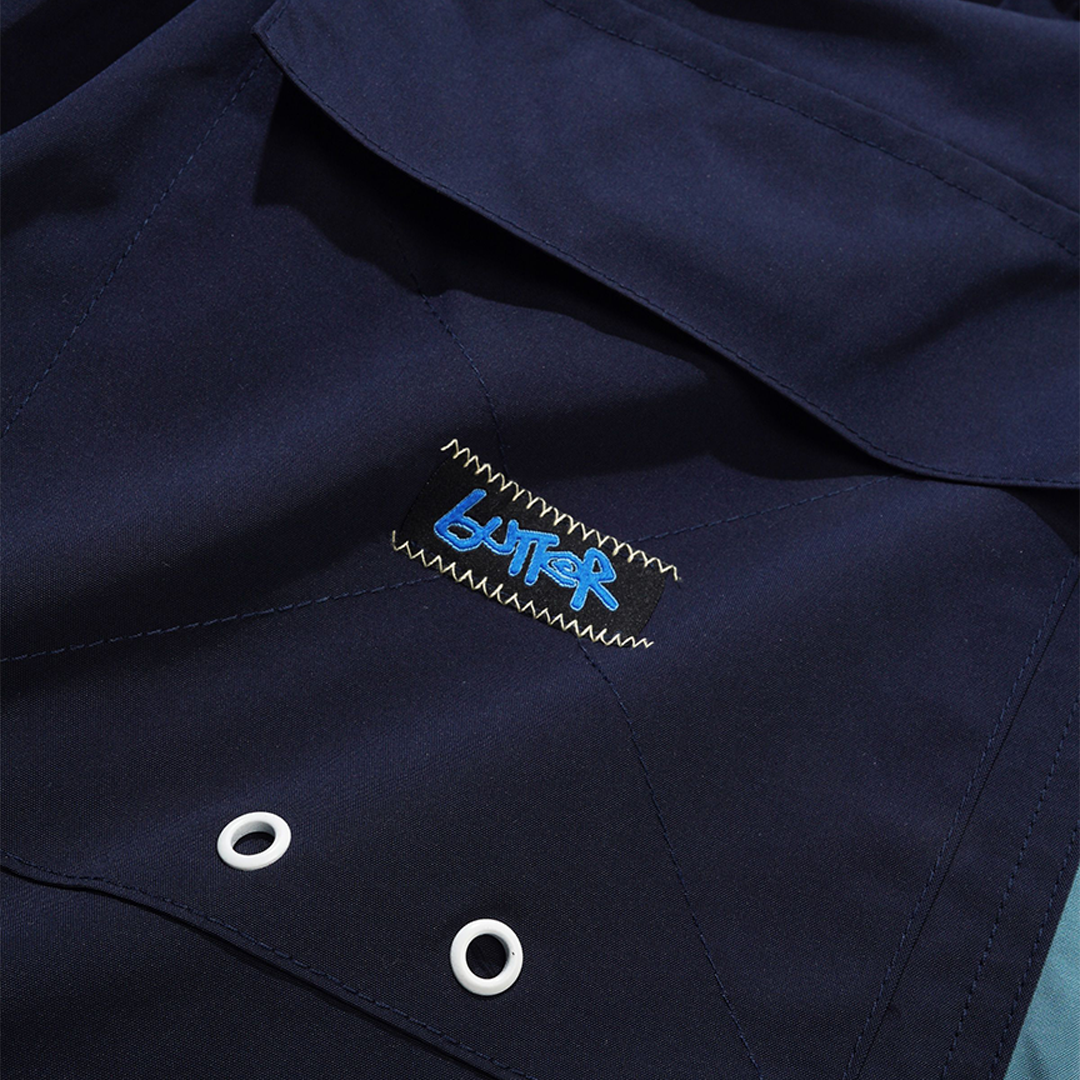 Butter Abseil Boardshorts Navy + Sky