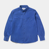 Butter Abseil L/S Shirt Washed Cobalt