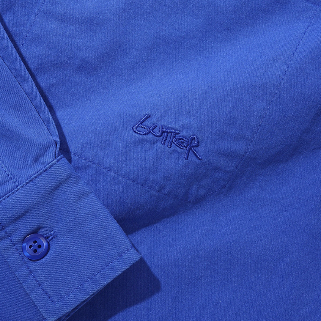 Butter Abseil L/S Shirt Washed Cobalt