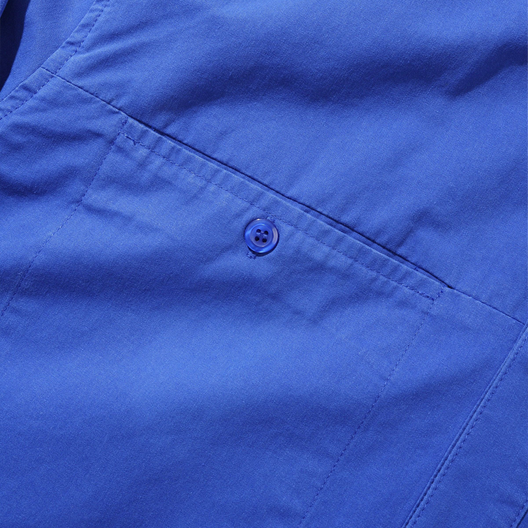 Butter Abseil L/S Shirt Washed Cobalt