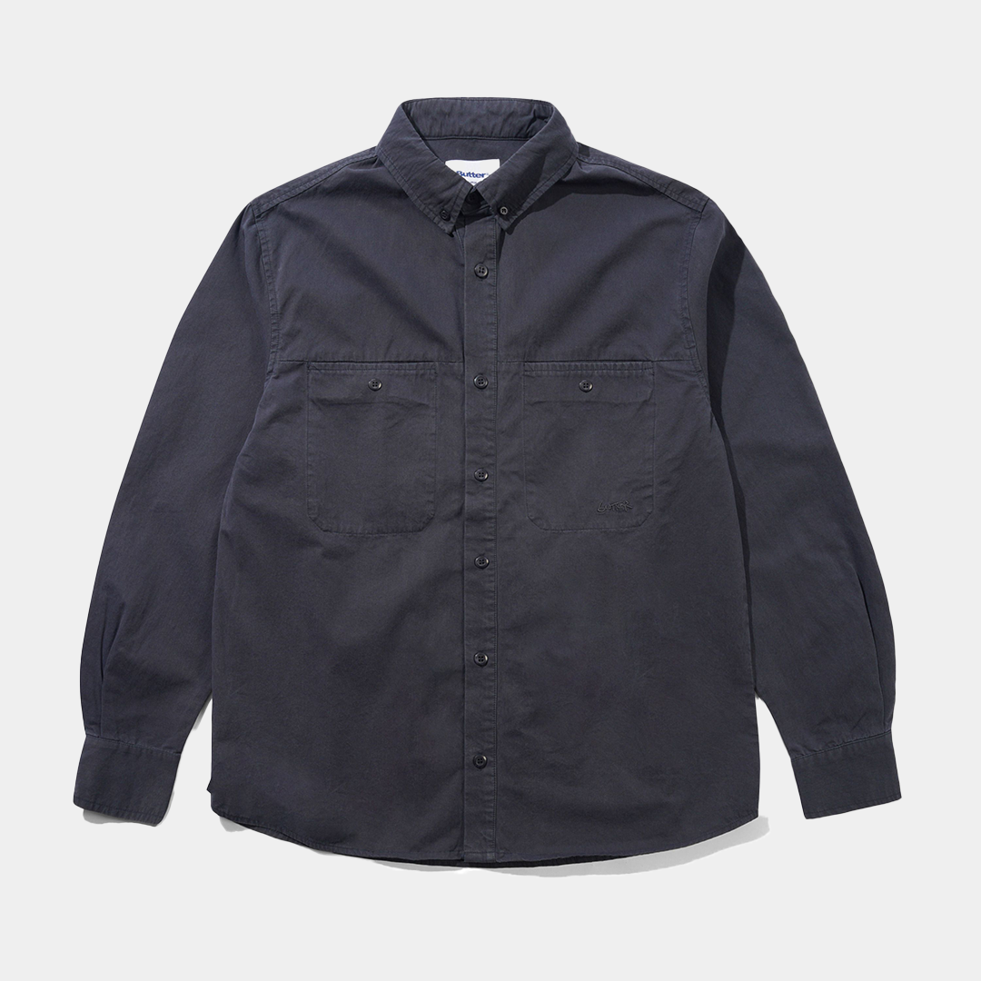 Butter Abseil L/S Shirt Washed Navy
