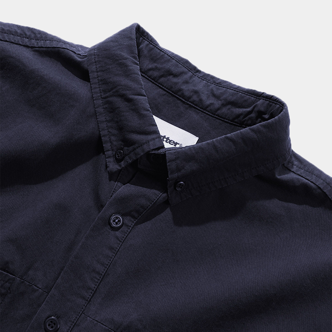Butter Abseil L/S Shirt Washed Navy