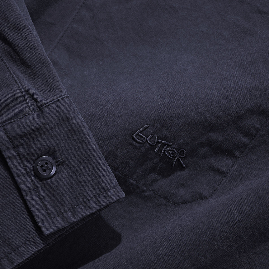 Butter Abseil L/S Shirt Washed Navy