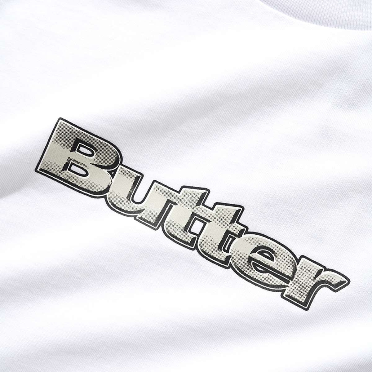 Butter Alloy Logo Tee White