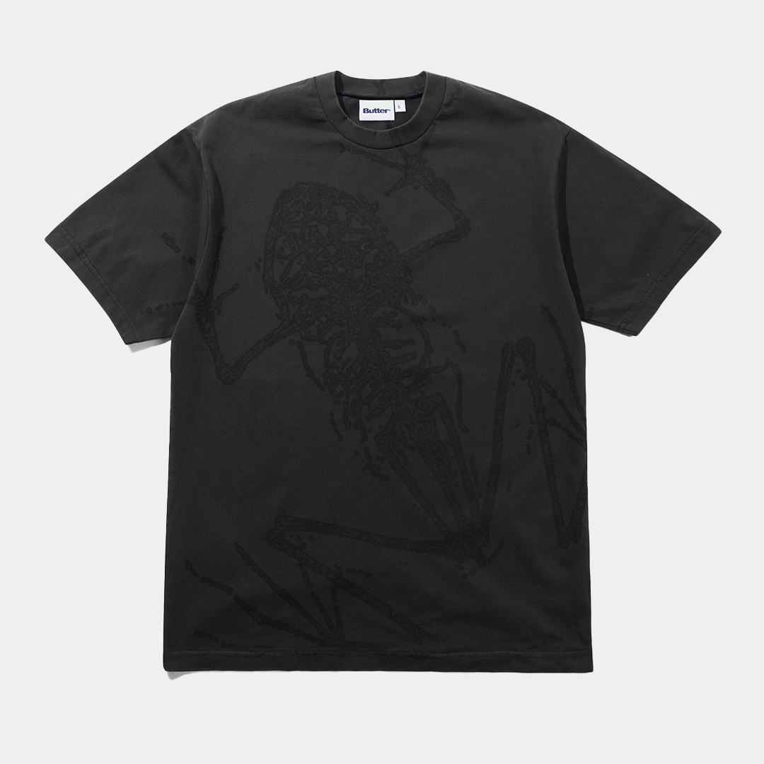 Butter Amphibian Tee Washed Black