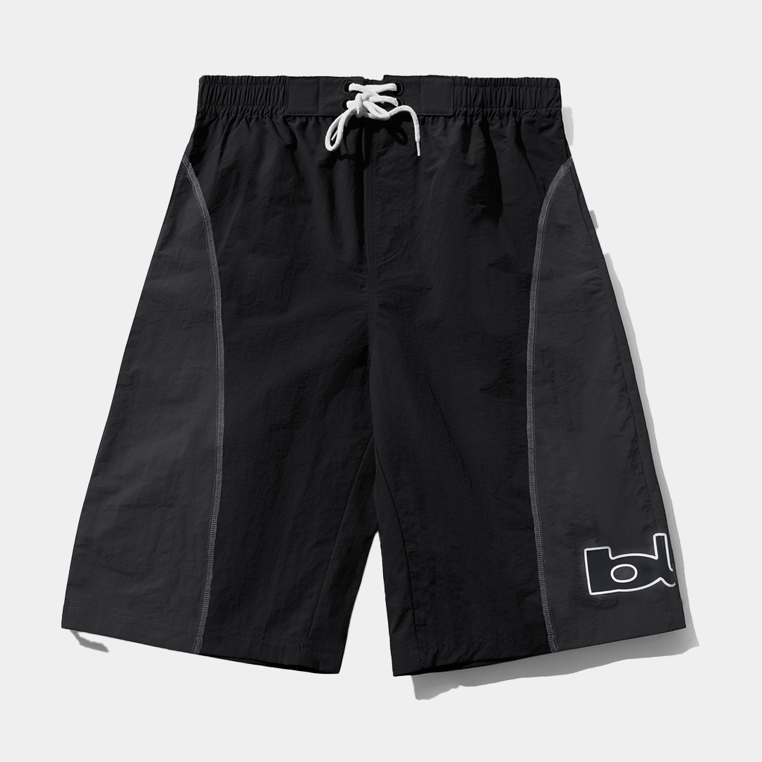 Butter Arched Boardshorts Black + Grey