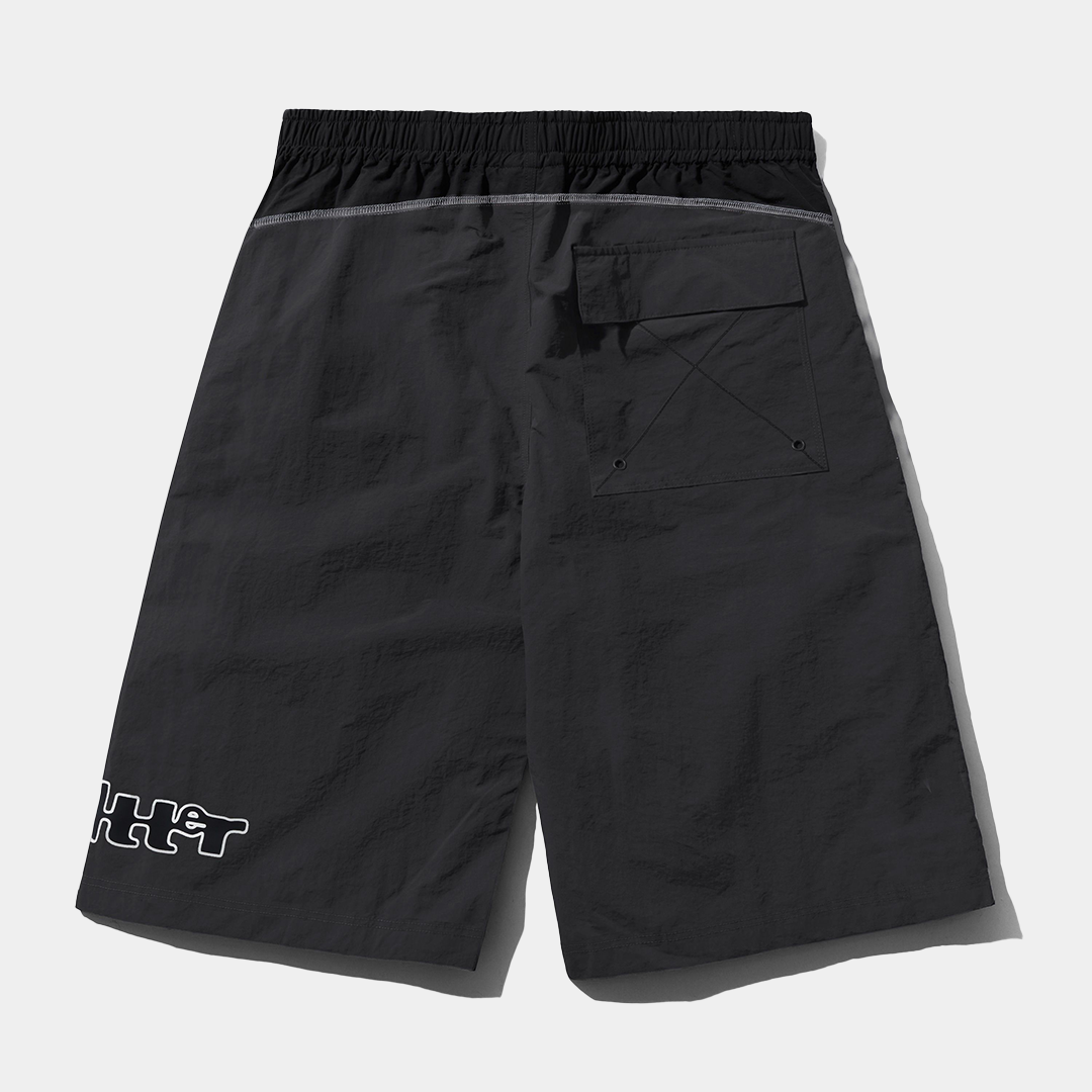 Butter Arched Boardshorts Black + Grey