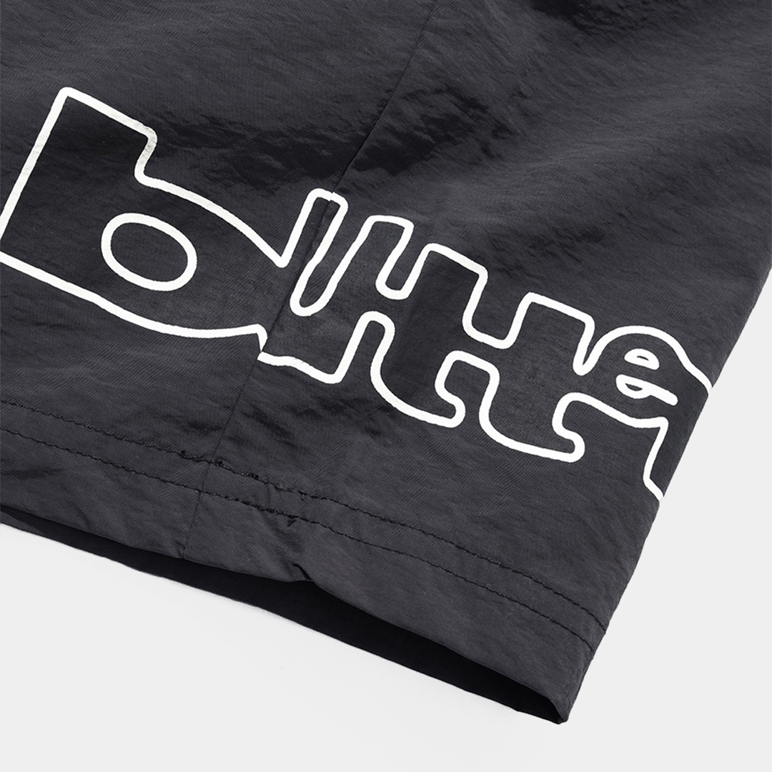 Butter Arched Boardshorts Black + Grey