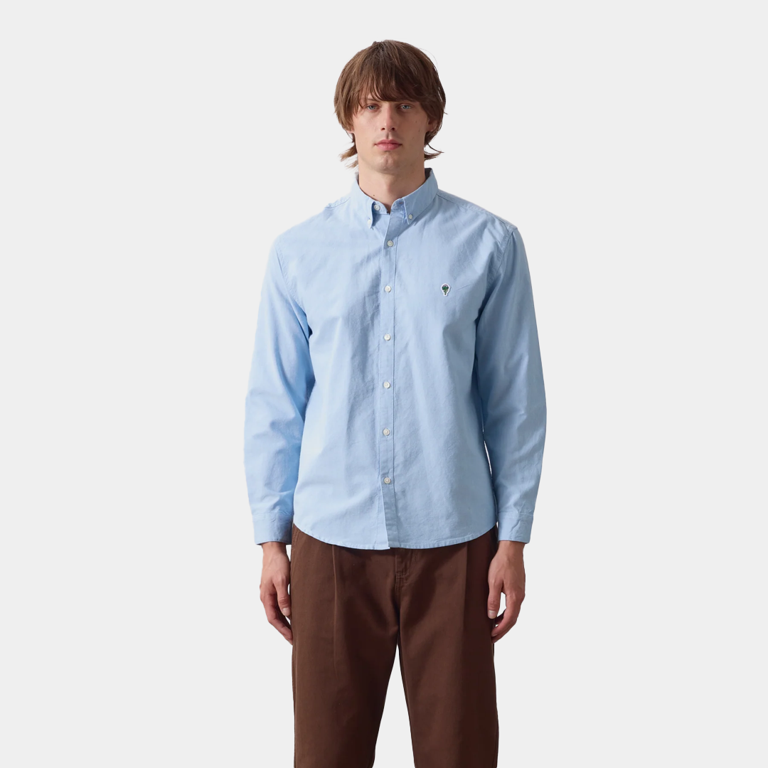 Service Works Artichoke Oxford Shirt Blue