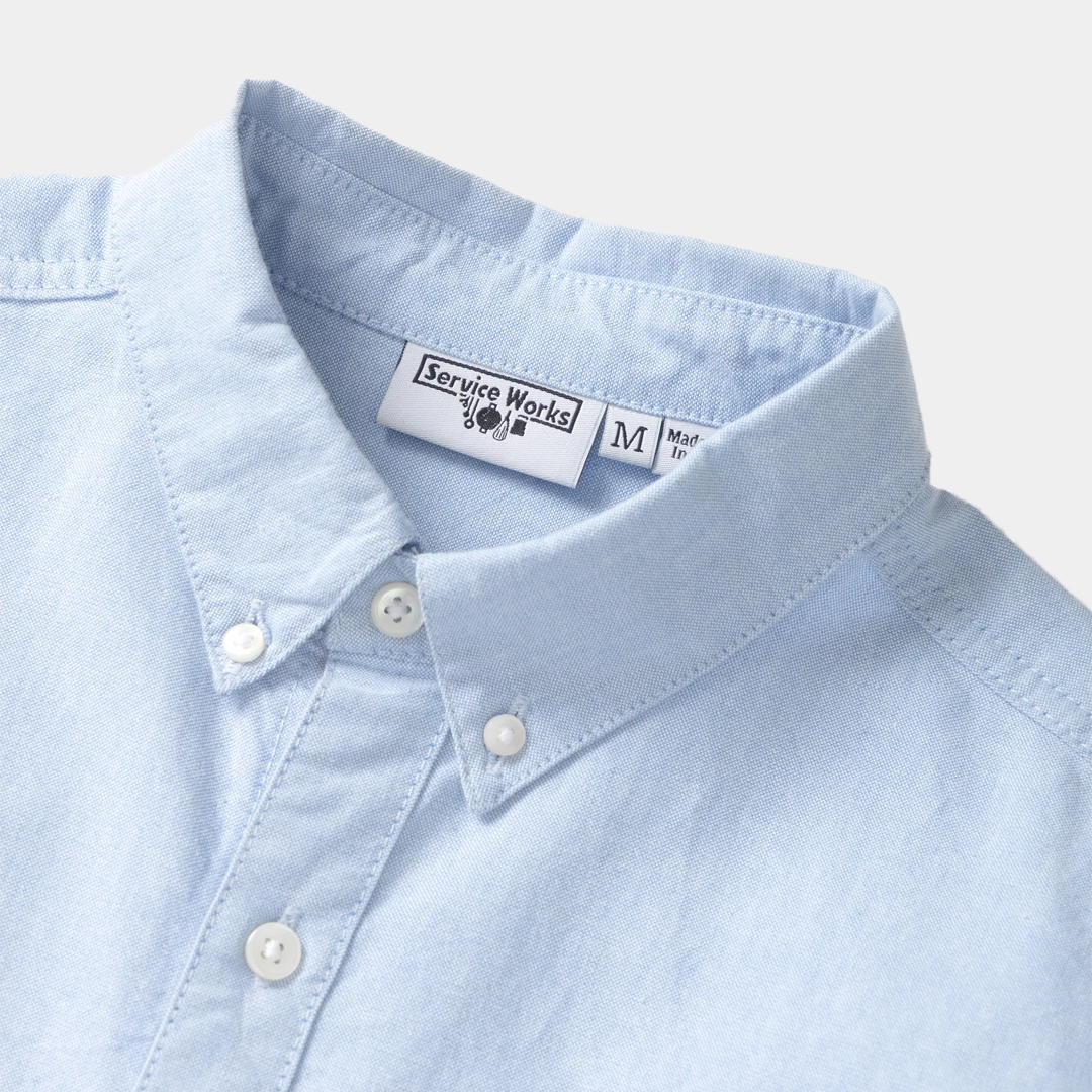Service Works Artichoke Oxford Shirt Blue