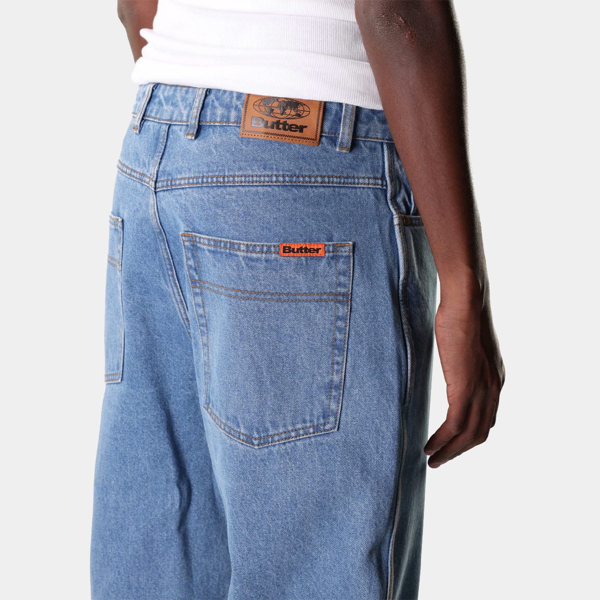 Butter Goods Baggy Denim Jeans Washed Indigo