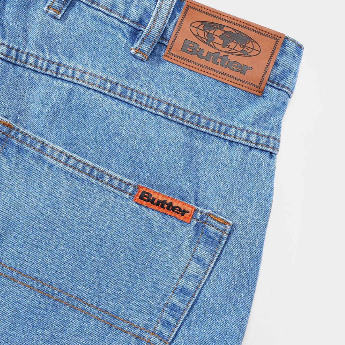 Butter Goods Baggy Denim Jeans Washed Indigo