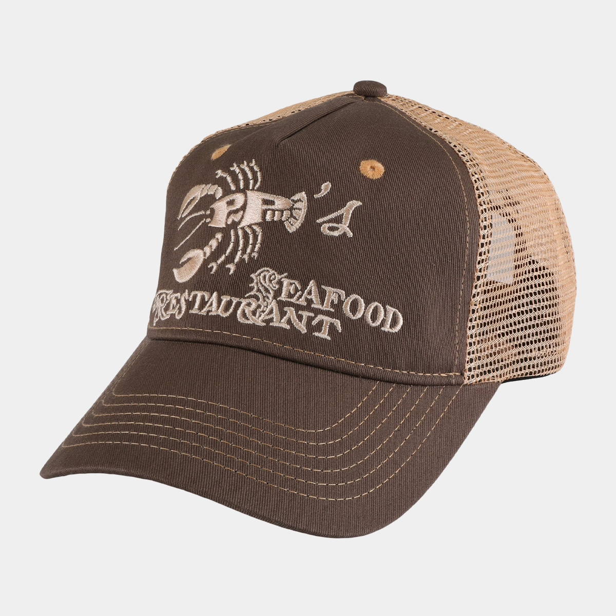 Pass~Port Seafood Staff Packers Trucker Bark