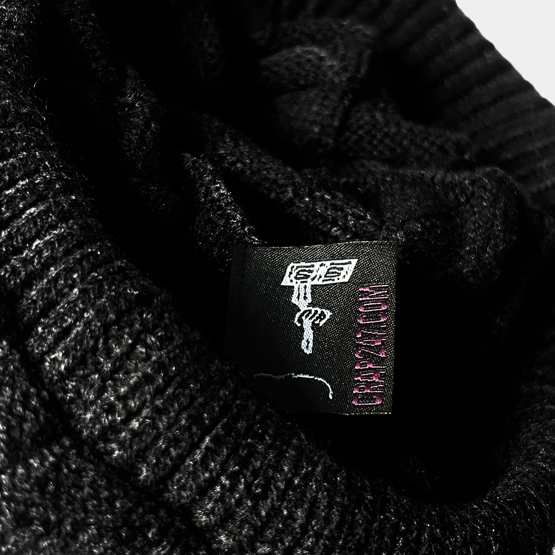 Crap247 Sno Beanie Black