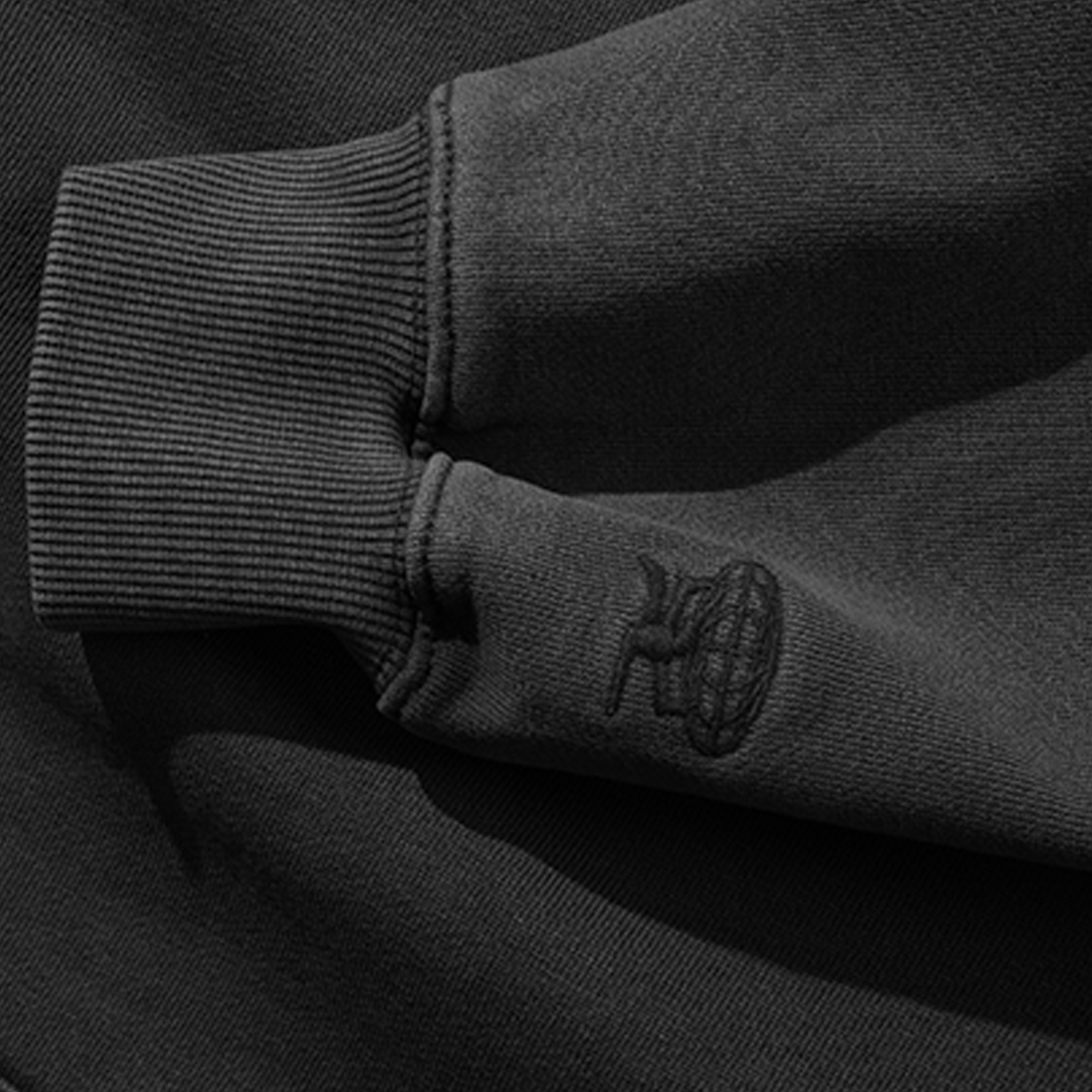 Basic Basic Pullover Hood Washed Black