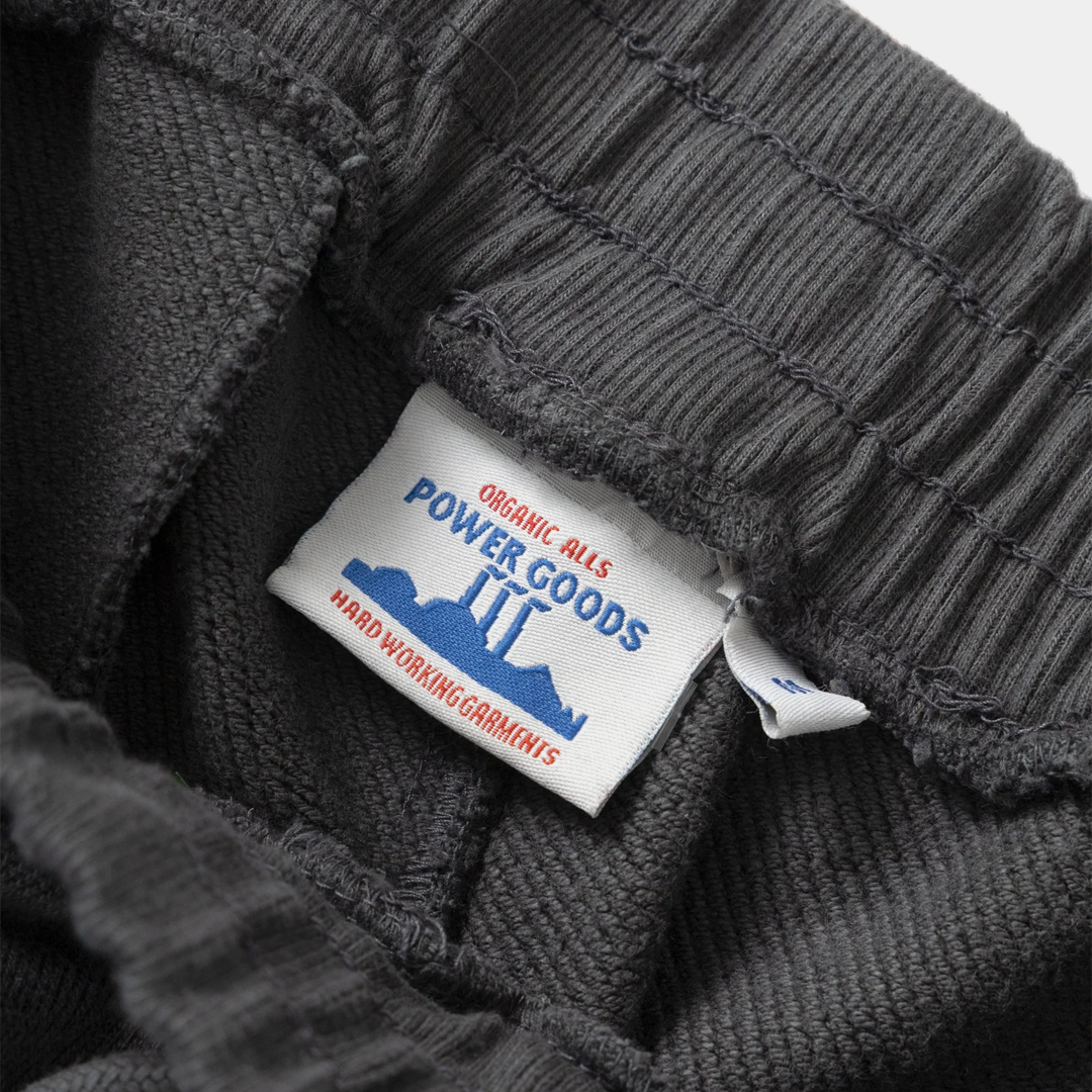Power goods Loopback Sweatpants Washed Black