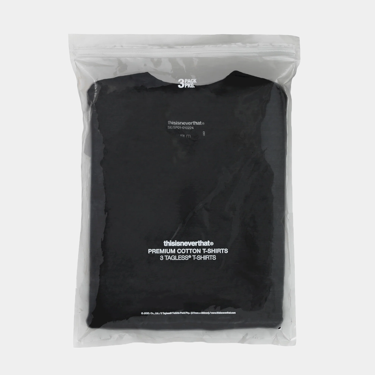 thisisneverthat 3 Tagless T-Shirts Black