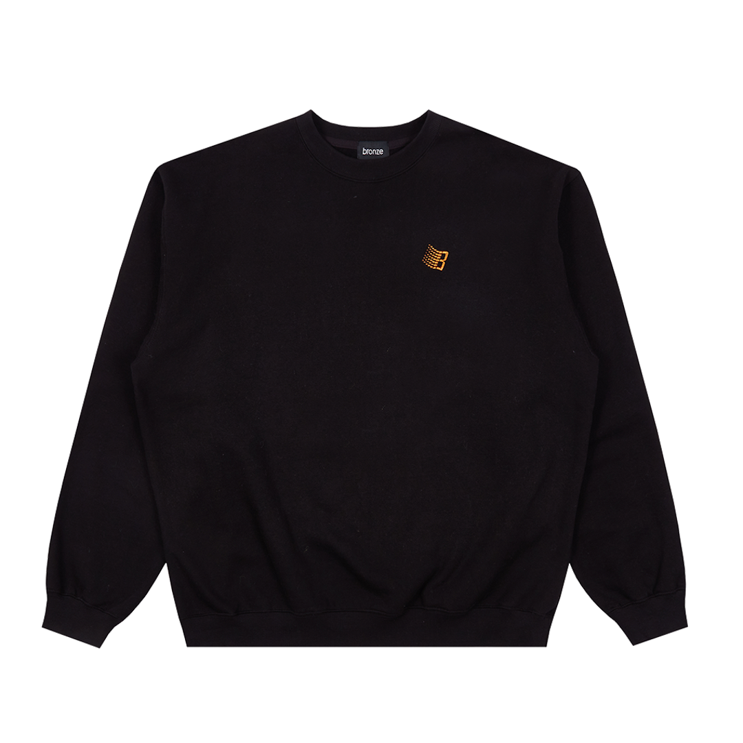 Bronze 56K Logo Crewneck Black