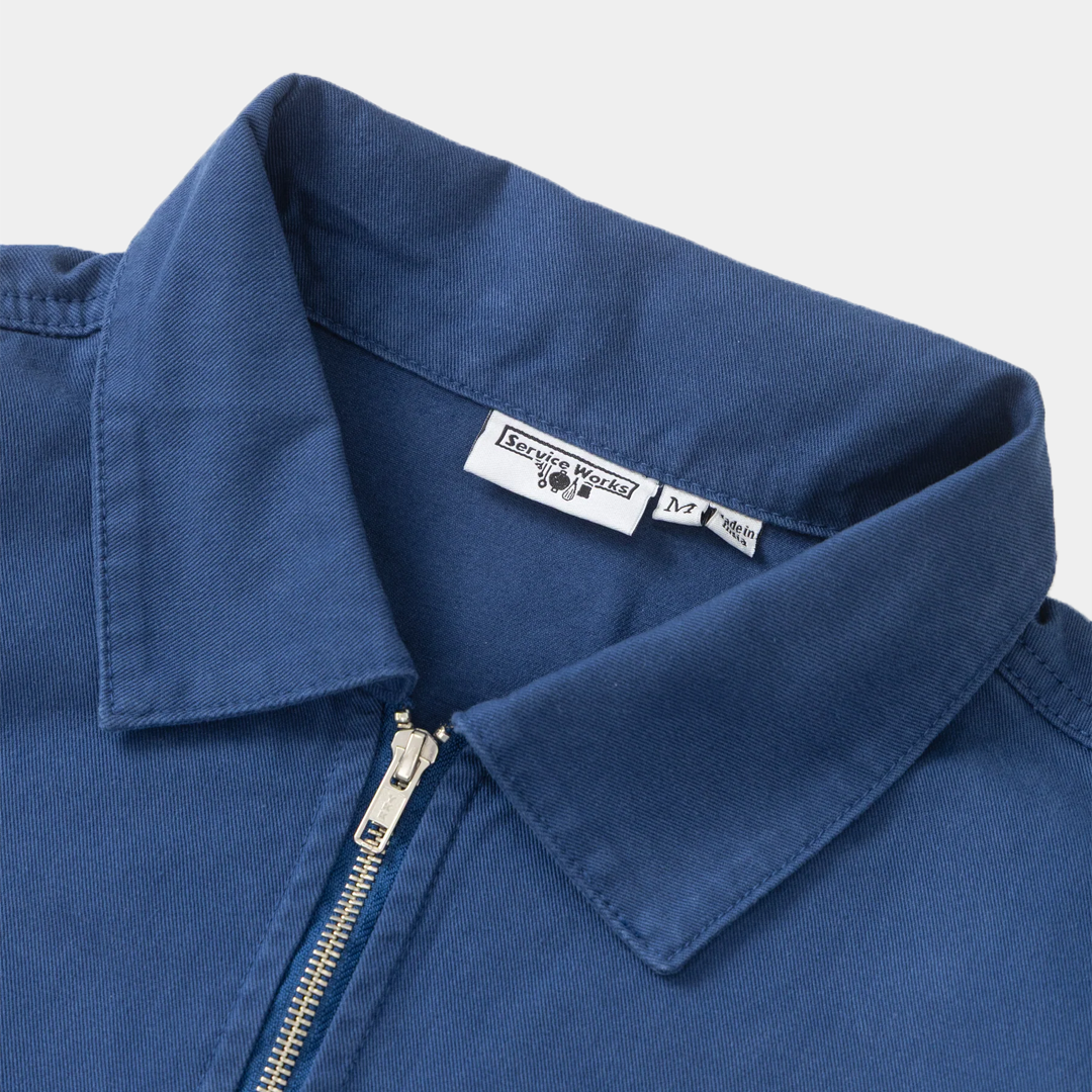 Service Works Twill Work Jacket Blue