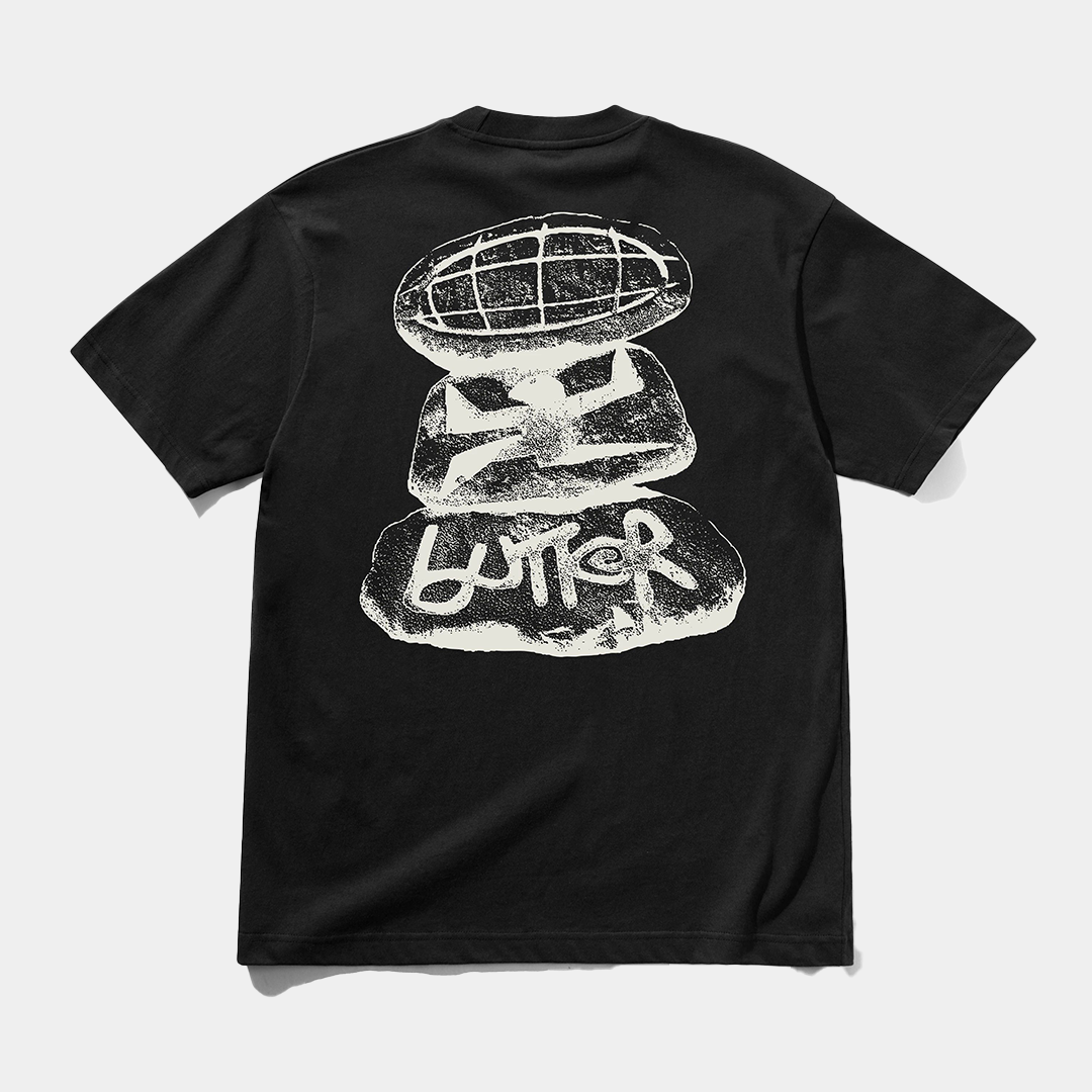 Butter Boulder Terrain Tee Black