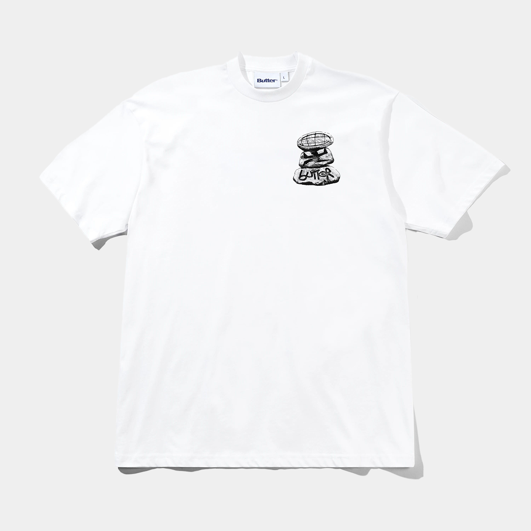 Butter Boulder Terrain Tee White