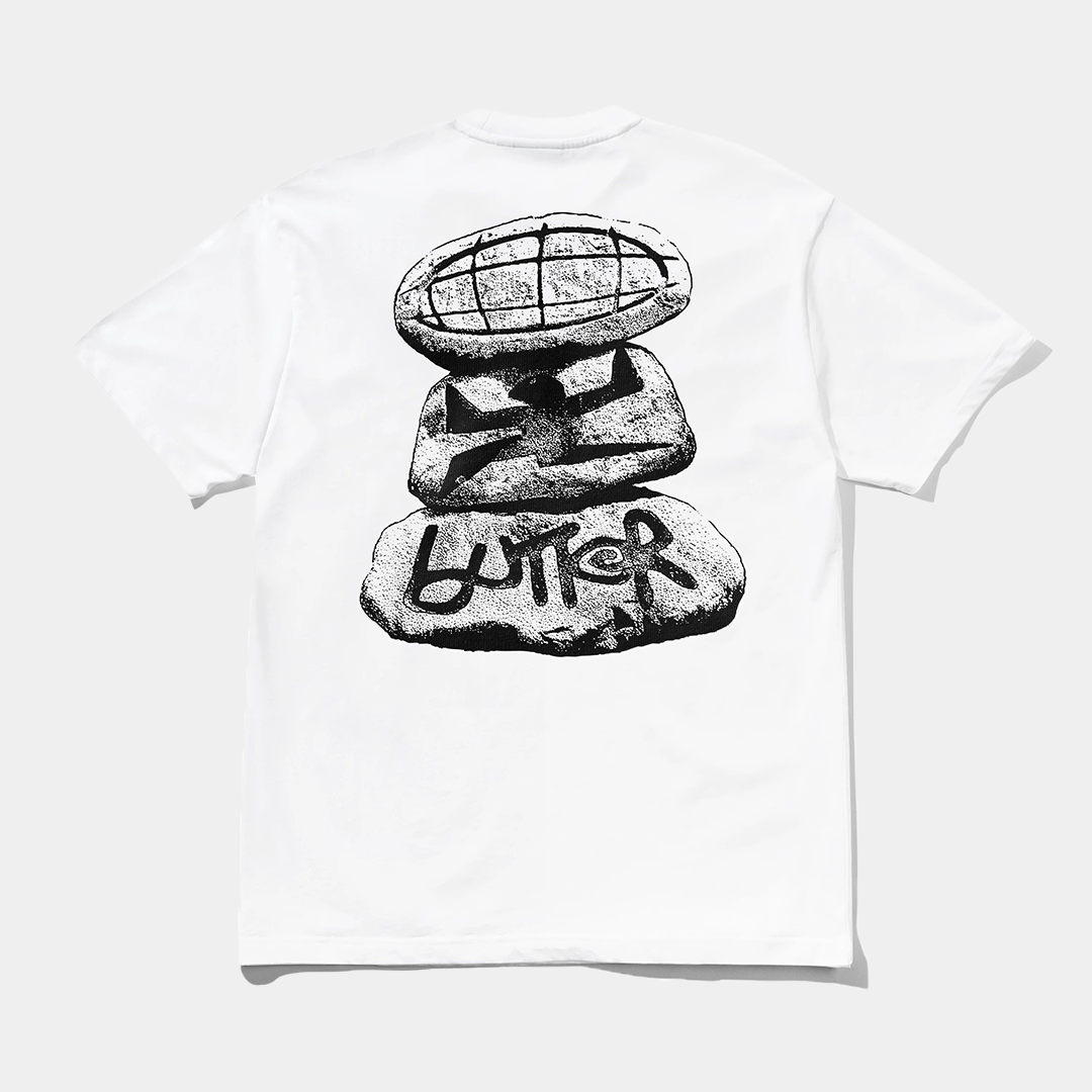 Butter Boulder Terrain Tee White