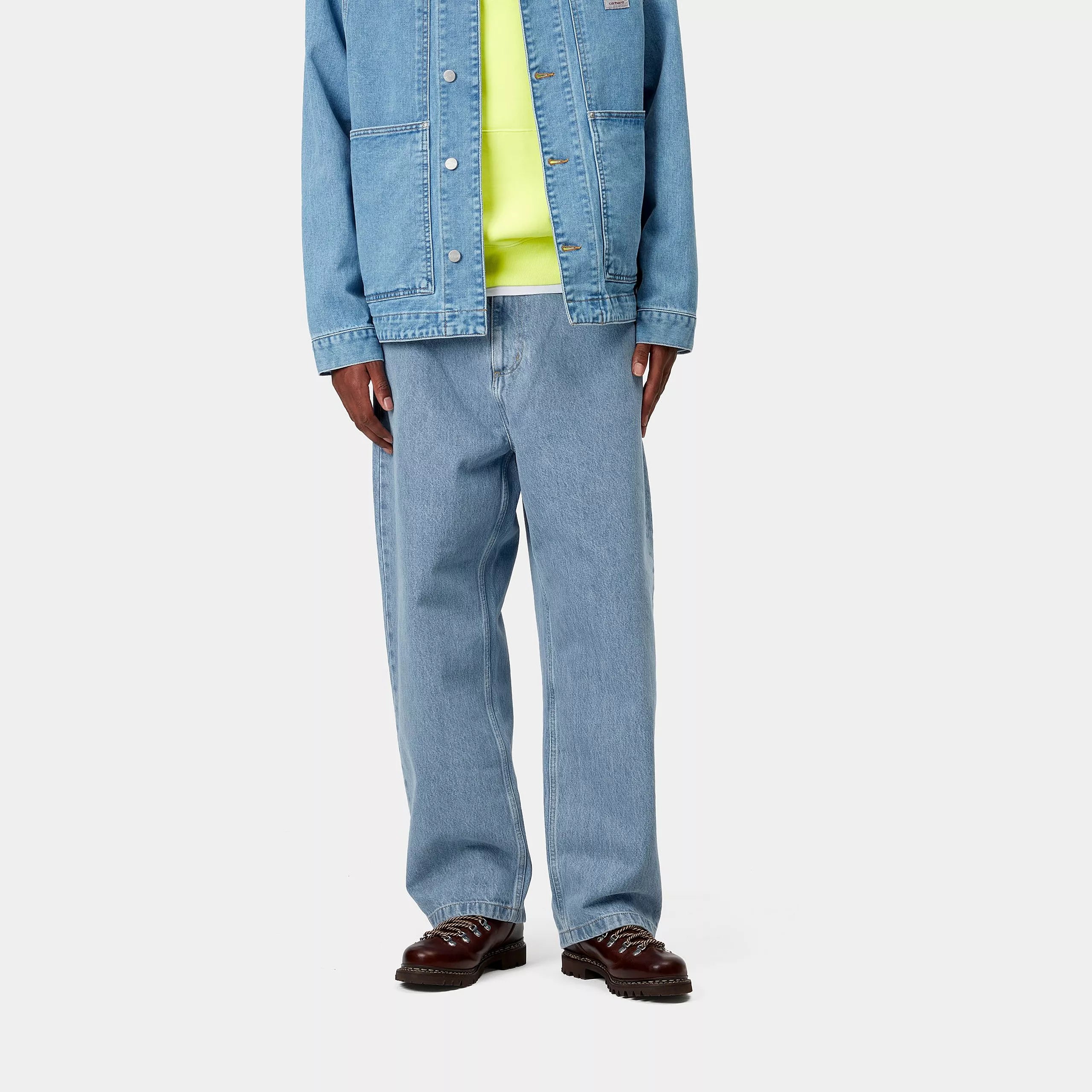 Carhartt WIP Brandon Pant Blue Stone Bleached – Brick + Mortar Carhartt WIP Brandon Pant Blue Stone Bleached – Brick + Mortar