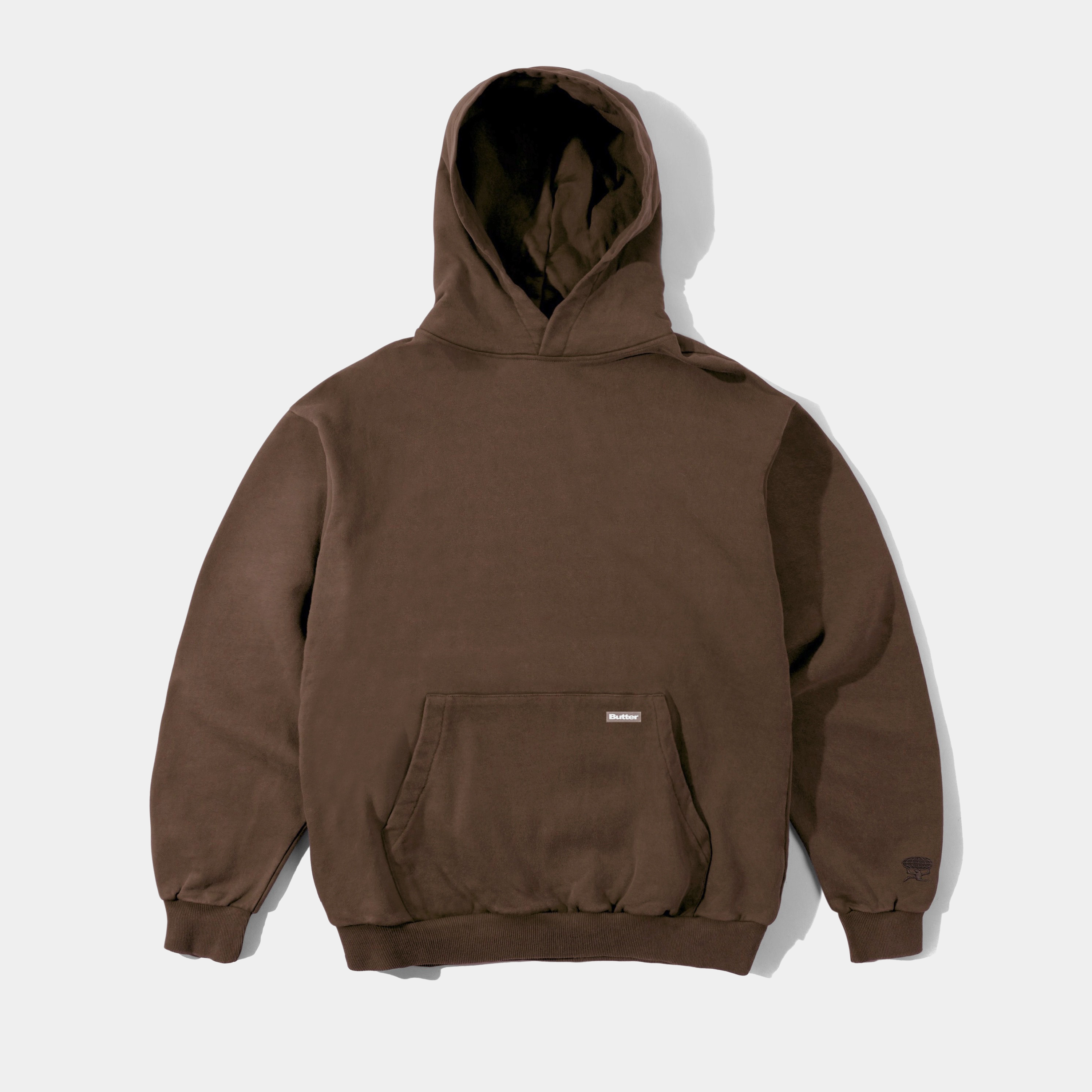 Basic Basic Pullover Hood Washed Brown