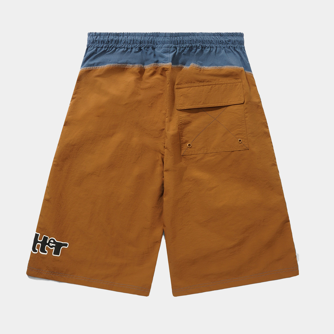 Butter Arched Boardshorts Brown + Navy