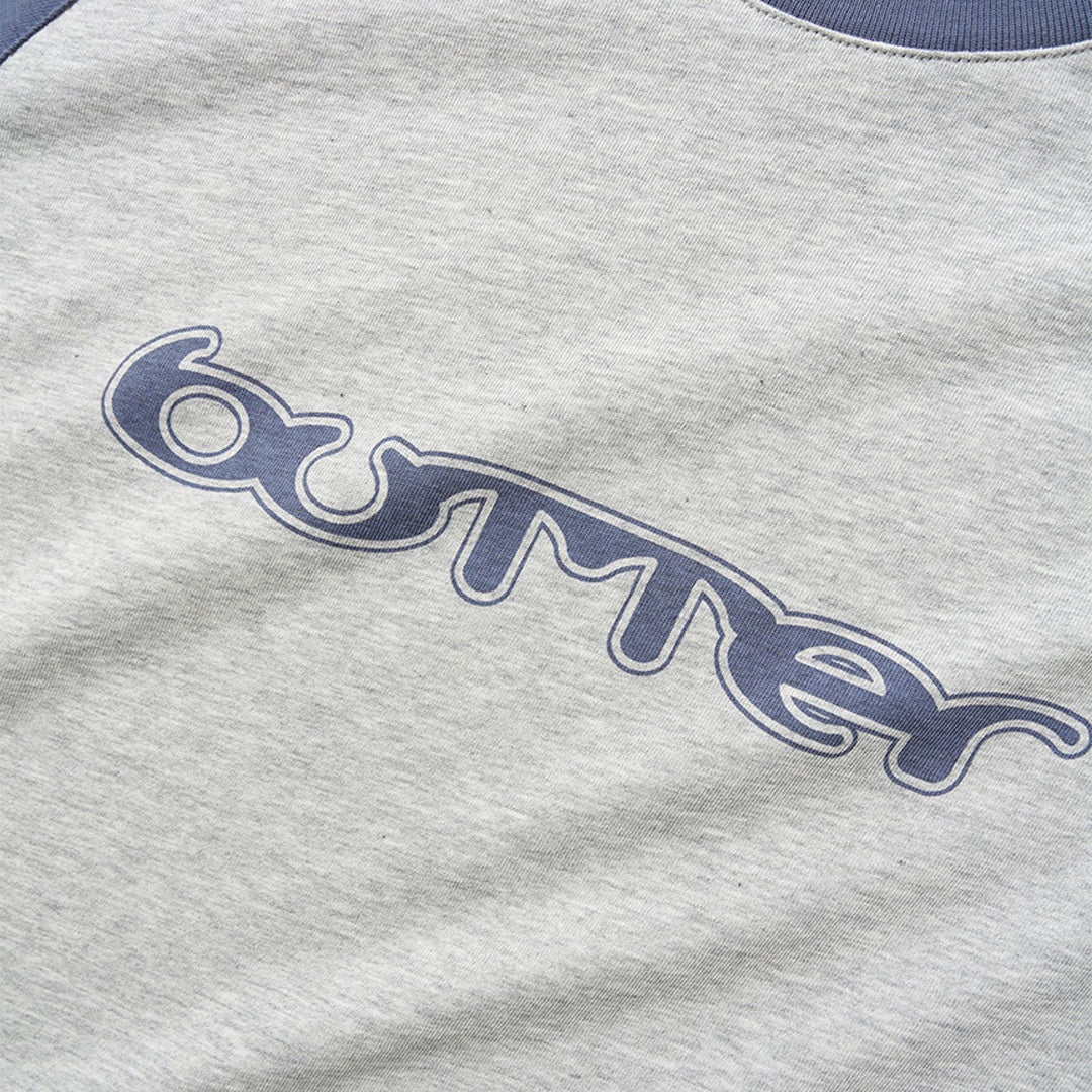 Butter Witness Raglan Tee Slate + Ash