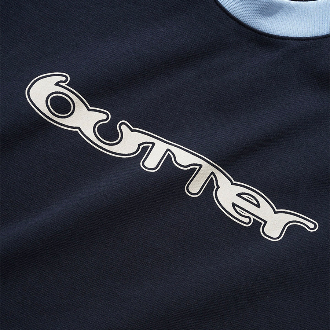 Butter Witness Raglan Tee Sky + Navy