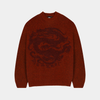 Buzzcut Basilisk Alpaca Fur Knit Burnt Orange