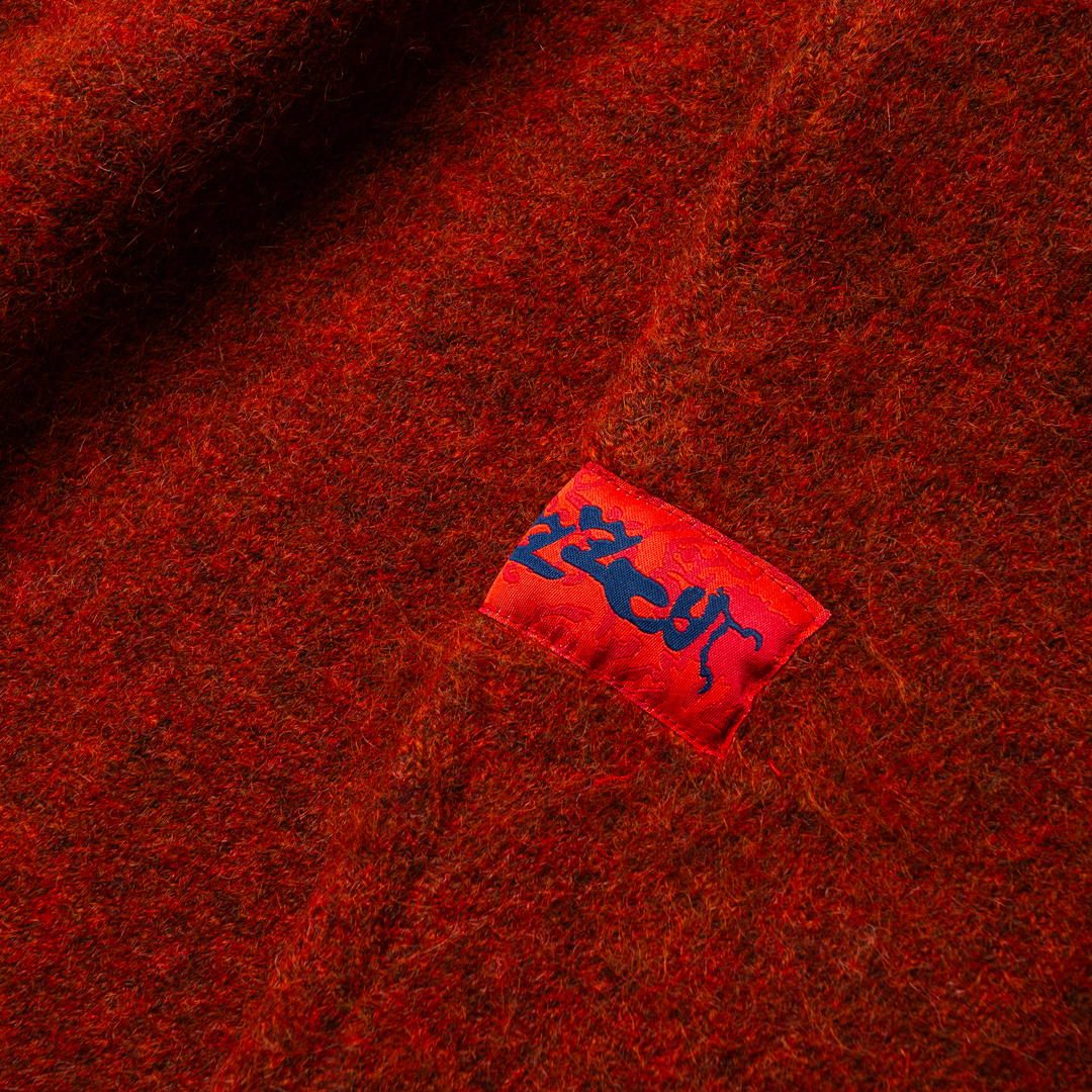 Buzzcut Basilisk Alpaca Fur Knit Burnt Orange