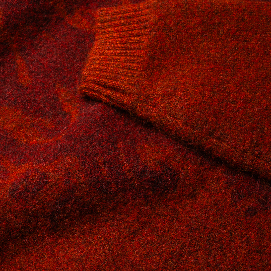Buzzcut Basilisk Alpaca Fur Knit Burnt Orange