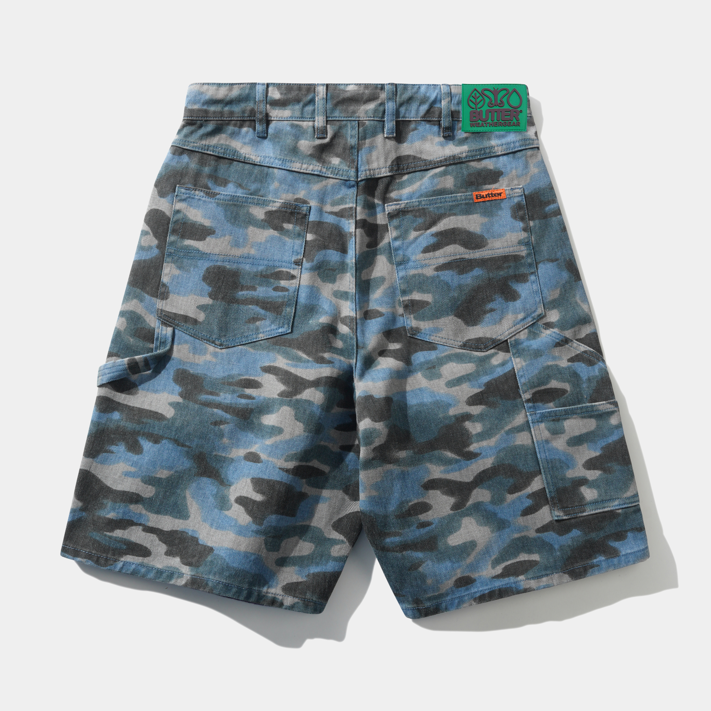Butter Weathergear Denim Shorts Motion Camo