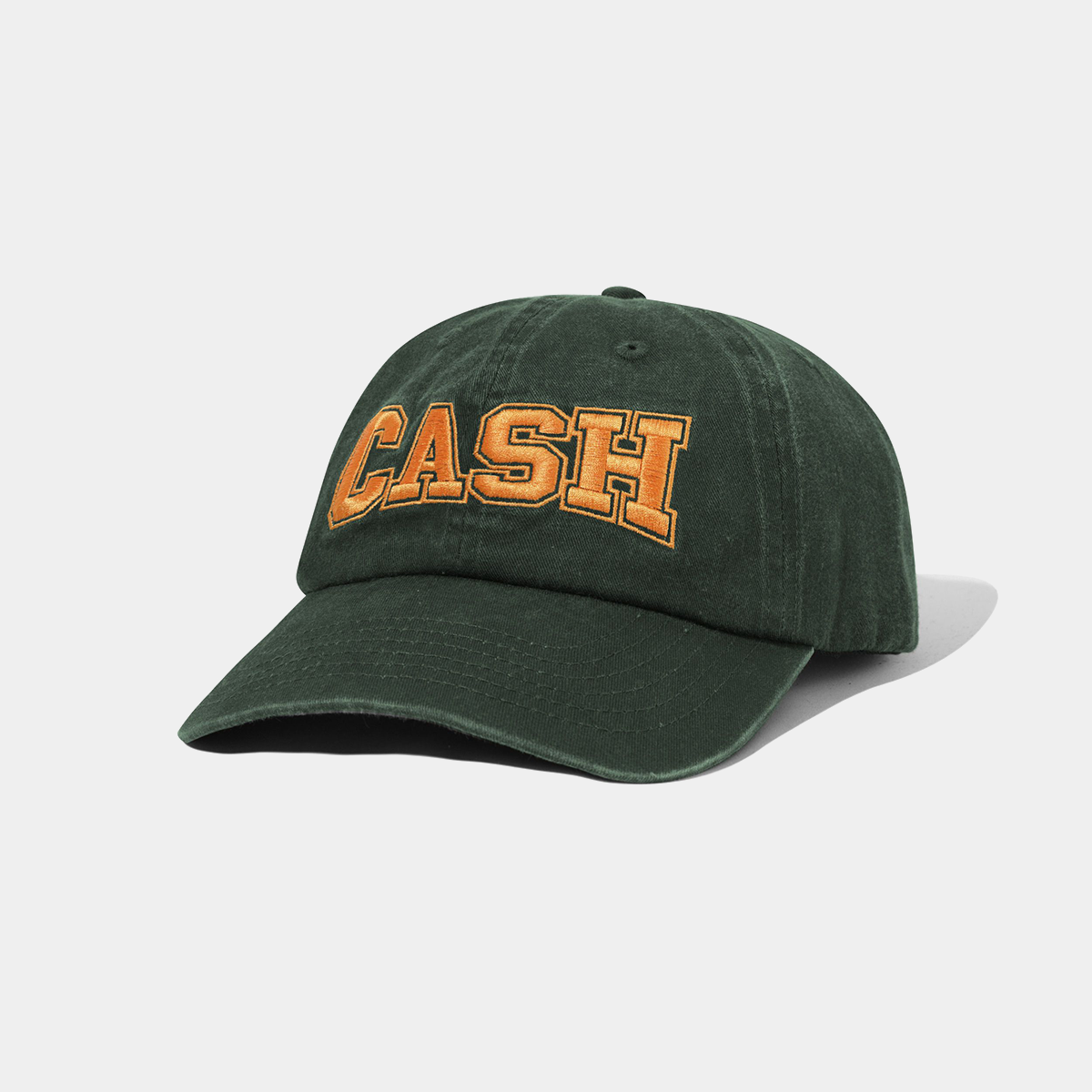 Cash Only Campus 6 Panel Cap Washed Fatigue
