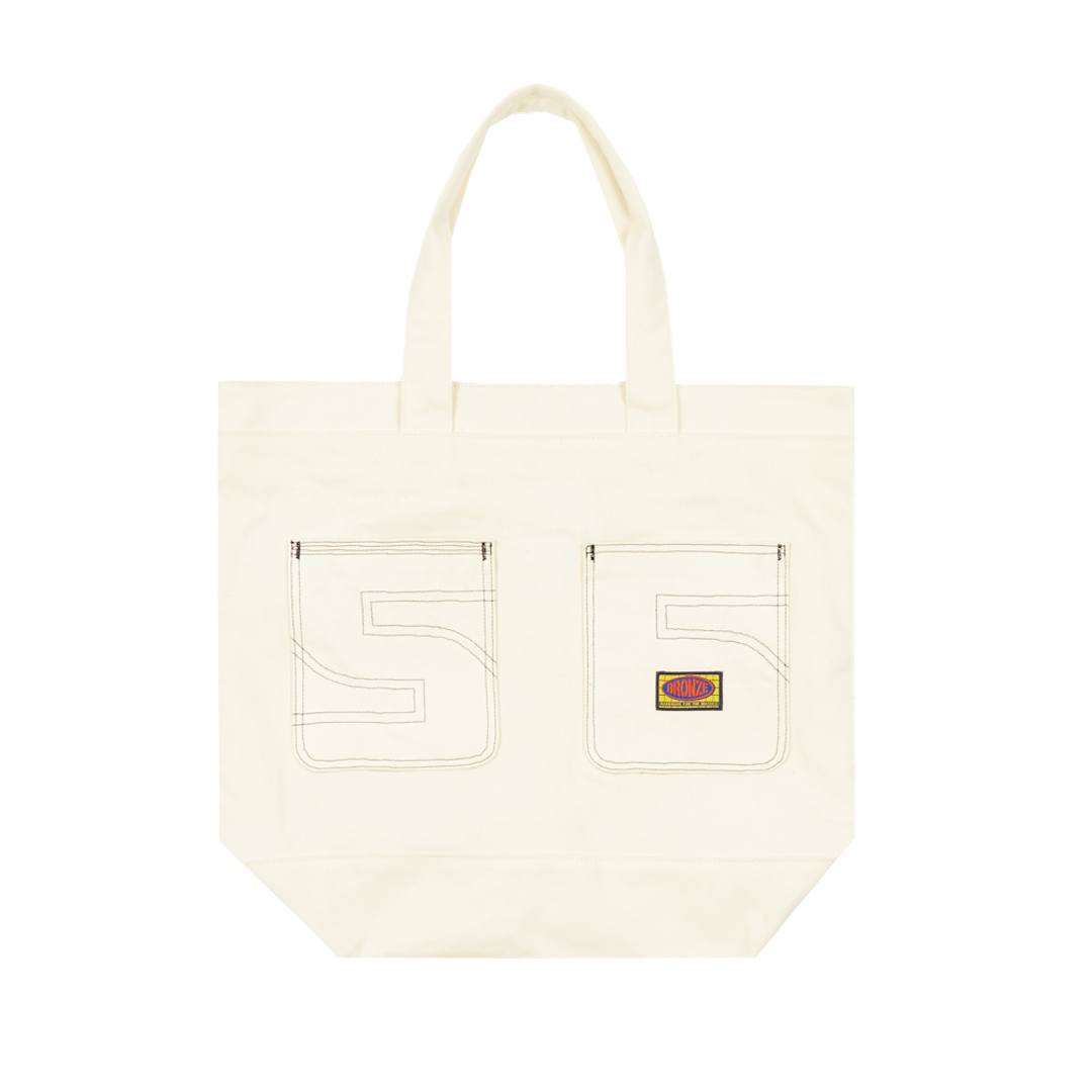 Bronze 56K 56 Canvas Extra Large Tote Bag Natural