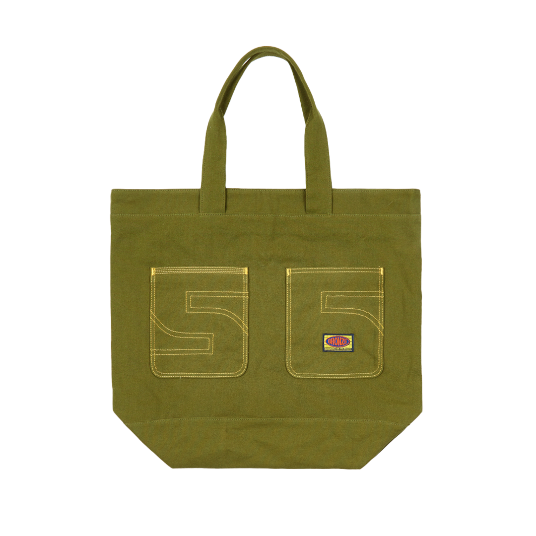 Bronze 56K 56 Canvas Extra Large Tote Bag Olive