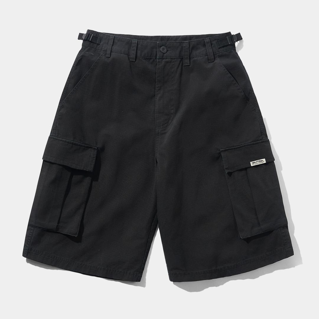 Butter Cargo Shorts Washed Black